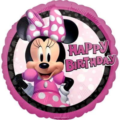 palloncino happy birthday minnie