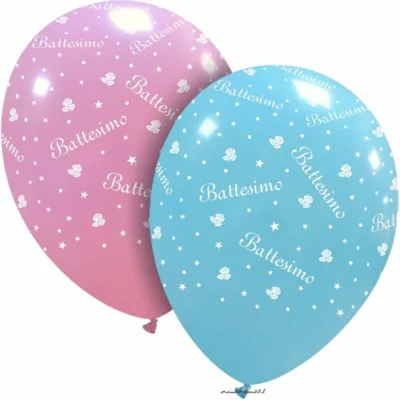 PALLONCINI BATTESIMO P 12 INCH. CF. 100 PZ.