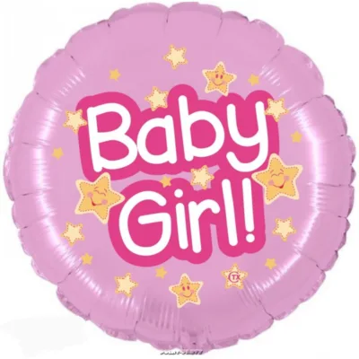 PALLONCINO BABY GIRL MYLAR 18 INCH.