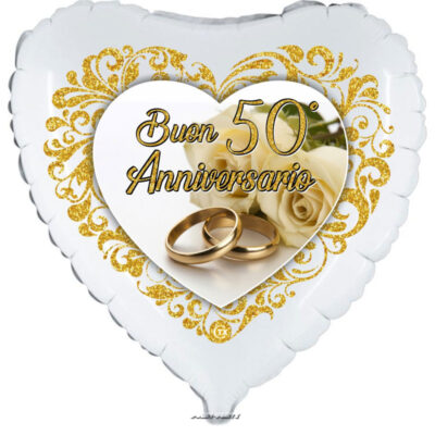 50° ANNIVERSARIO PALLONCINO CUORE