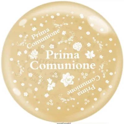 PALLONCINO PRIMA COMUNIONE BUBBLE 24 INCH.