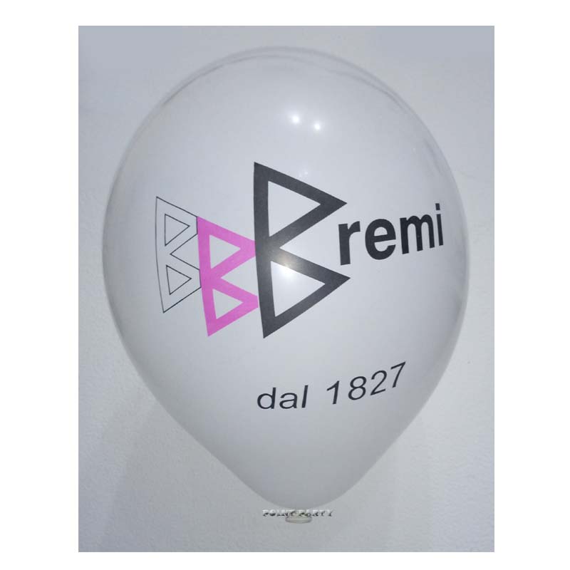 palloncini biodegradabili 12 inch. con stampa pubblicitaria personalizzata 2 colori