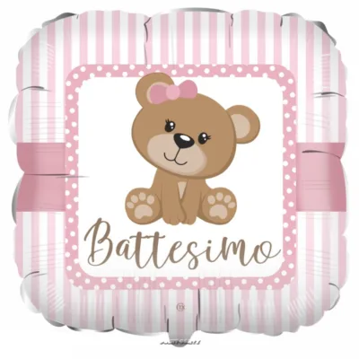 PALLONCINO BATTESIMO BIMBA ORSETTO