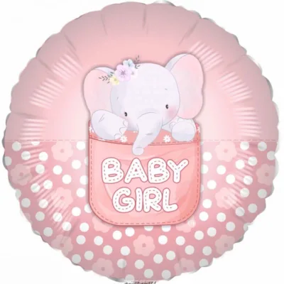 palloncino mylar nascita baby shower elefantina