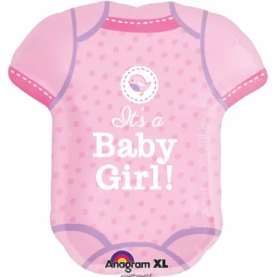 palloncino a forma di pigiamino baby girl